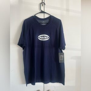 THE TRAINING DAY TEE
Fabletics Dark Blue Athletic Top